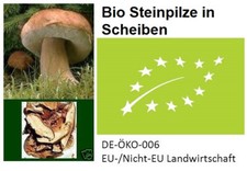 BIO STEINPILZE 250g luftgetrocknet ERNTE aktuell 1A AROMA + QUALITÄT! DE-ÖKO-006
