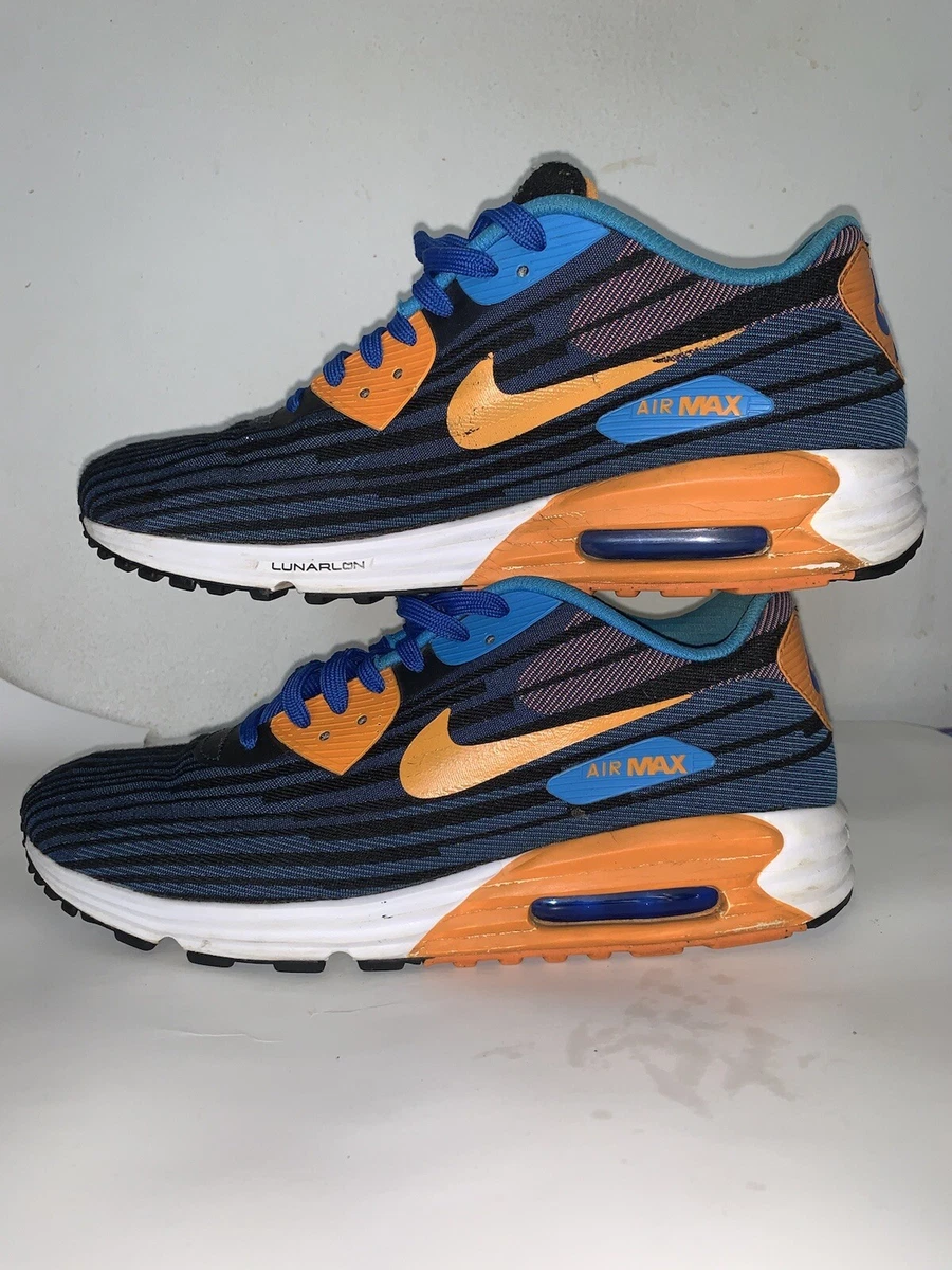 Nike air max best sale 9 blue and orange