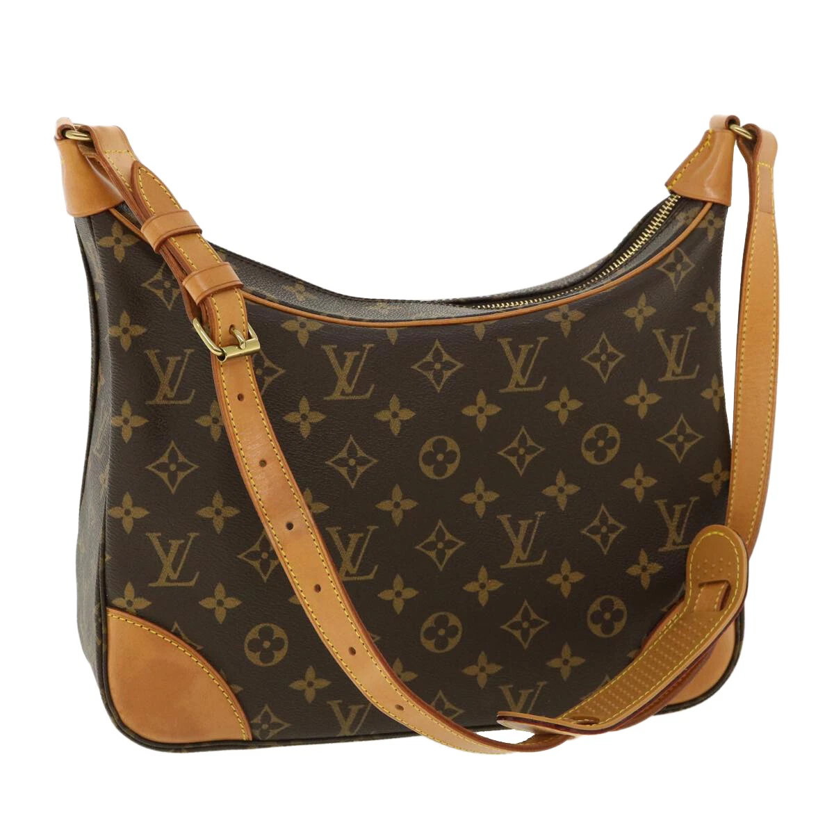 LOUIS VUITTON Monogram Boulogne 30 Shoulder Bag M51265 LV Auth 