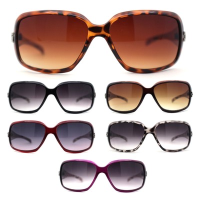 Classy 90s Designer Rectangular Plastic Diva Sunglasses