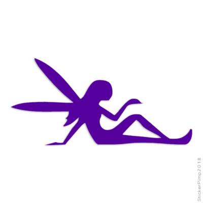 Fairy Elf Pixie, Vinyl Decal Sticker, Multiple Colors & Sizes #623