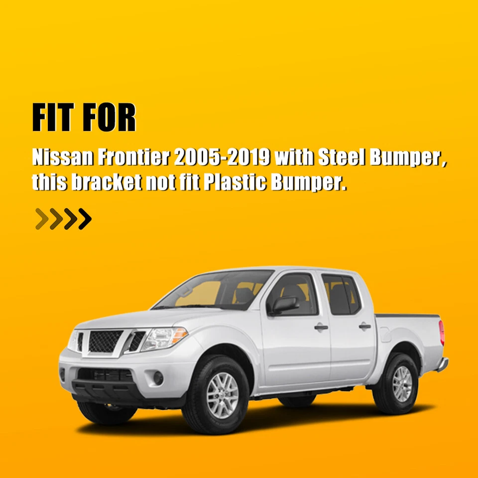 Soporte de montaje para marco de matrícula delantero Nissan Frontier 2005-2019 Foto 2 de 4