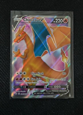 Pokémon TCG - Charizard V SWSH050 -  Champion's Path - Black Star Promo NM/M