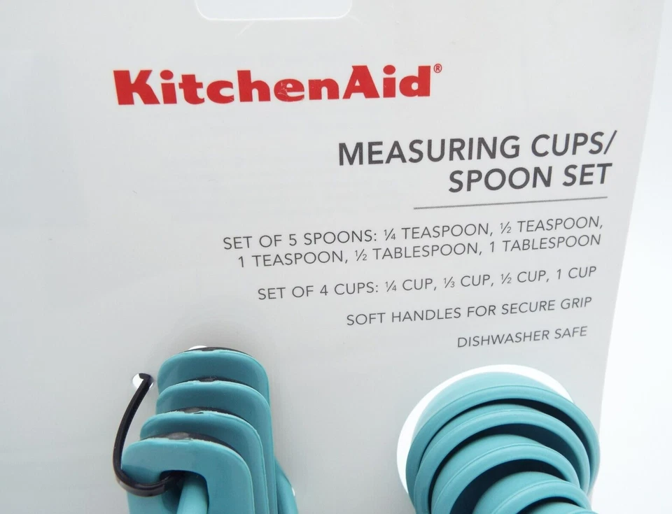 KitchenAid Aqua Sky Measuring Cups / Measuring Spoon Set - Image 2 of 4
