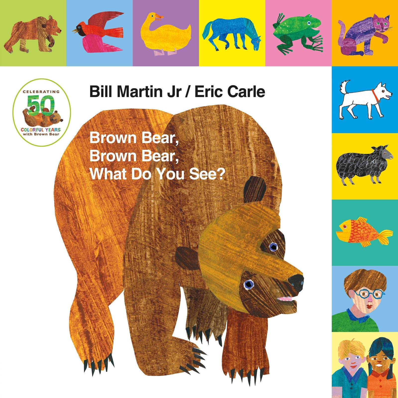 Thumbnail - Lift-the-tab: Brown Bear, Brown Bear, What Do You See? 50th