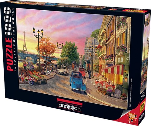 NEW Anatolian Jigsaw Puzzle 1000 Pieces P1004 Seine Sunset - 第 1/2 張圖片