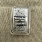 1/4 oz Fractional .999 Fine Silver Bar in Plastic Case Gov Mint GM
