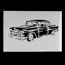 Schablone  Wände Airbrush Basteln Malen Tupfen Schablonen Auto Car  # 2037