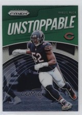 2019 Panini Prizm Unstoppable Green Prizm Khalil Mack #UN-KM 11h3