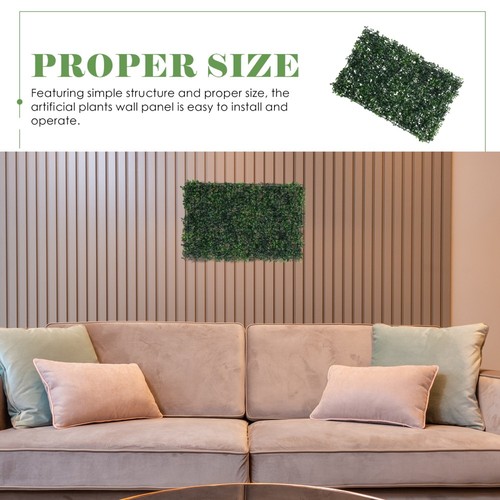 Green Wall Panel Decoration Artificial Greenery Panels Fake Plants - Picture 3 of 12