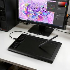 Tableta gr fica profesional de 10x6 " para dibujo pintura art stica l piz sin