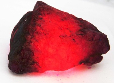 585 Ct Natural Red Ruby Huge Dyed Rough Earth Mined CERTIFIED Loose Gemstone