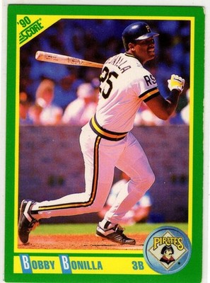 1990 Score Baseball Bobby Bonilla No. 170 Pittsburgh Pirates