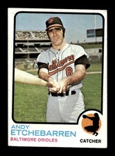 1973 Topps #618 Andy Etchebarren Orioles EX *8g