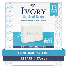 Ivory Bar Soap Original Scent, For All Skin T...