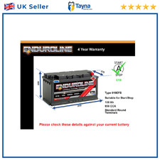 EFB Battery fits AUDI Q7 A5 A7 RS6 A8 S8 R8 SPYDER S7 Stop Start 019 EFB