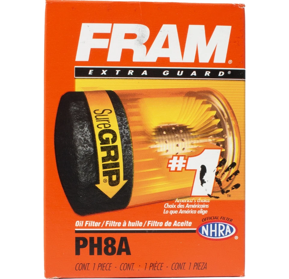 Filtro de aceite protector adicional FRAM para camionetas comerciales Ford Med/HD 1980-98 PH8A Foto 3 de 4