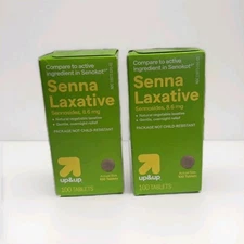Up&Up Senna Laxative Compare  Senokot 100 Tablets Each (Pack of 2)EXP:02/29 #410
