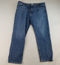 Wrangler Jeans Mens Sz 42x32 VTG Relaxed Fit Med Wash 99 Cotton Normcore Stylish
