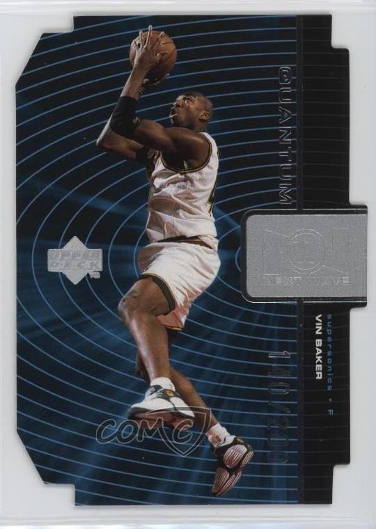 1998-99 Upper Deck Next Wave Silver Quantum Die-Cut 140/200 Vin Baker #QNW30 yj7