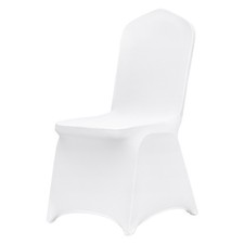 Uimoso 200PCS White Stretch Spandex Chair Covers for Events,Weddings, and Dining