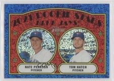2021 Heritage Rookie Stars Blue Sparkle Chrome Thomas Hatch Nate Pearson 0g0p