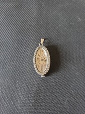  Ancienne montre pour femme, pendentif Argent Massif 