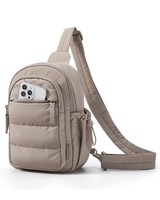 bagsmart UmhäNgetasche Damen Crossbody Bag, 18.1 X 11.0 X 27.8 Cm, Kamel