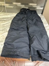 Columbia Omni Heat OutGrown Insulated Ski Pants Black Youth XS (4) Bugaboo Snow