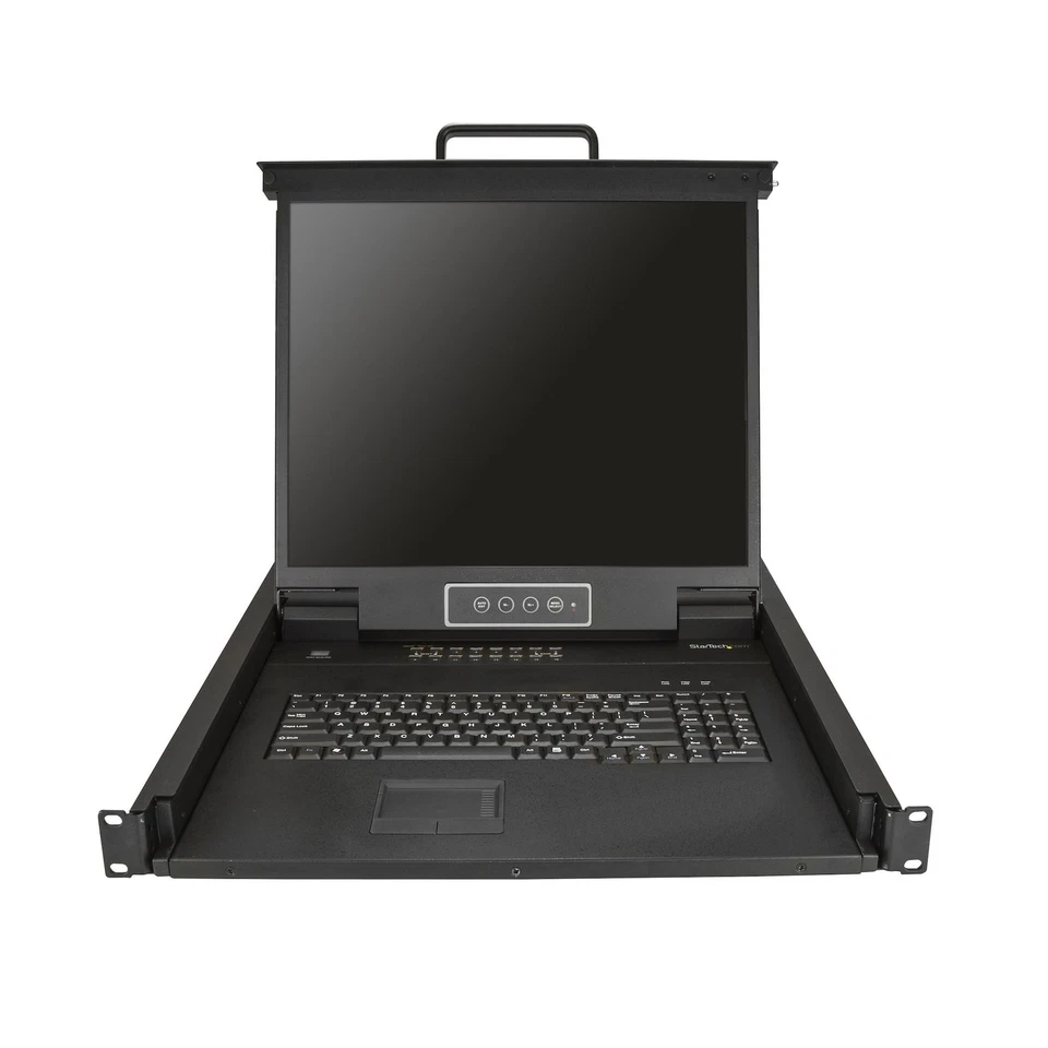 StarTech.com Console KVM per Armadio Rack - Monitor LCD 19" - KVM Switch VGA a 1 - Immagine 2 di 4