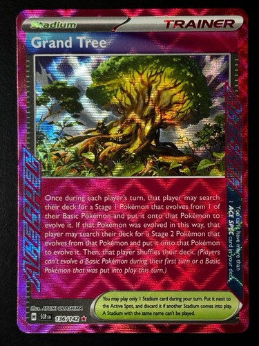 Pokemon - Grand Tree - 136/142 Stellar Crown - Ace Spec Rare - NM - Bild 1 von 2