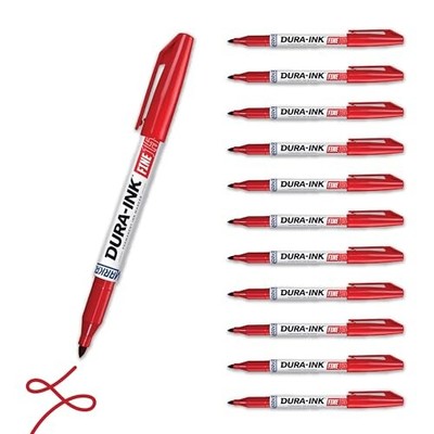 Markal Dura-Ink 15 Fine-Line Permanent Ink Marker, Versatile Surface