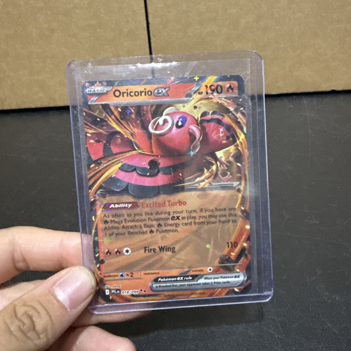 Pokemon TCG Oricorio Ex 018/094 ME02: Phantasmal Flames (PFL