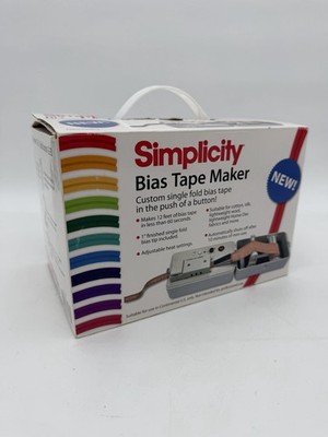 Simplicity Bias Tape Maker 881925W Portable Apparel Crafting & Quilting Machine