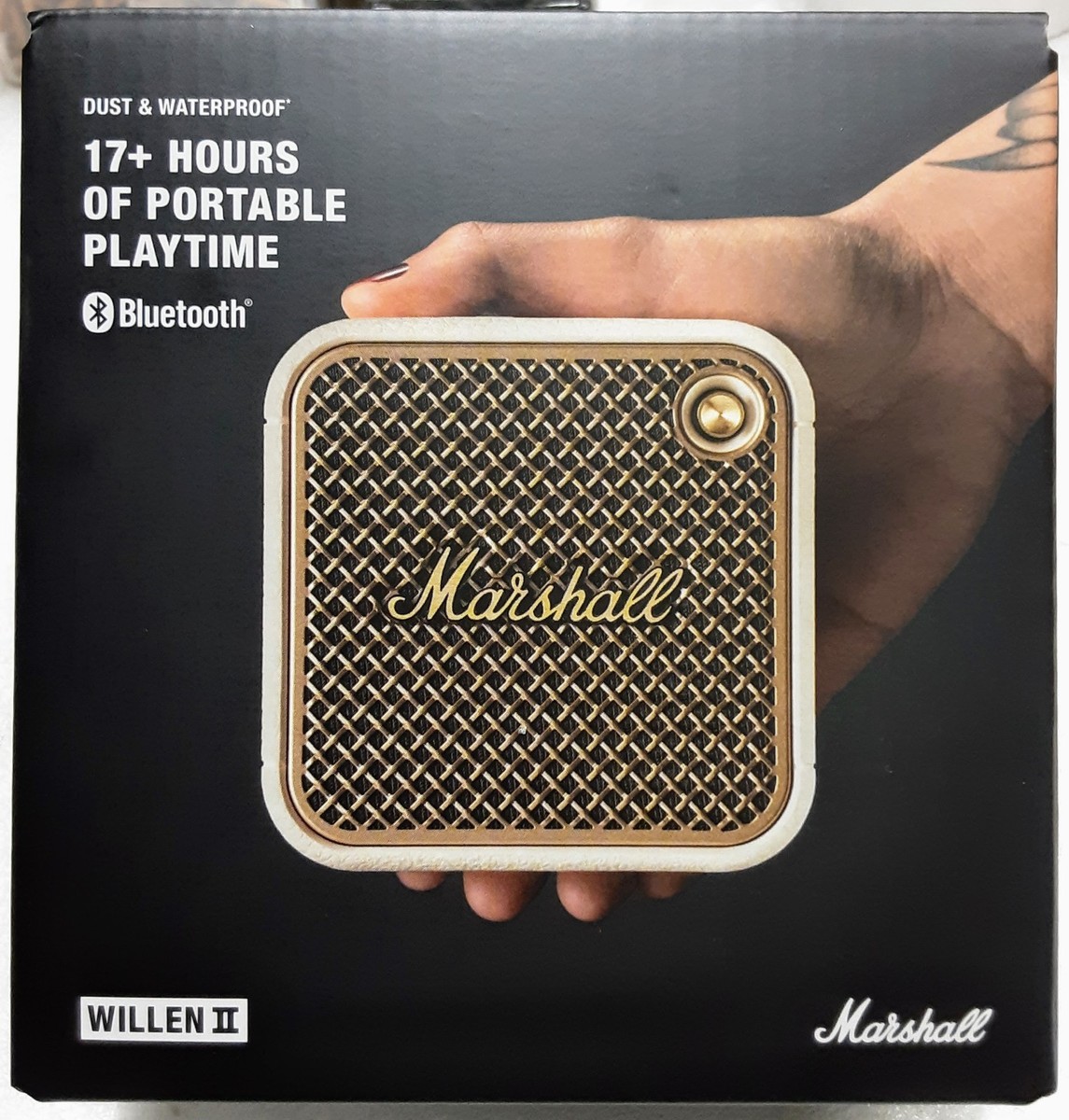Marshall Willen II Portable Bluetooth Speaker (CREAM) BRAND NEW