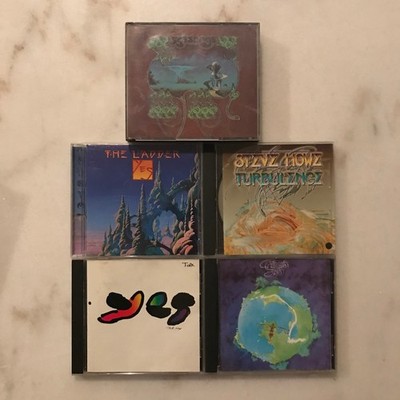 Lot of 5 (6x CD) prog YES / STEVE HOWE Fragile Yessongs Talk The Ladder