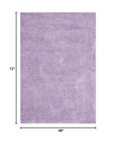 SAFAVIEH California Premium Shag Collection 4' x 6' lila SG151 sin desprendimiento Foto 2 de 4