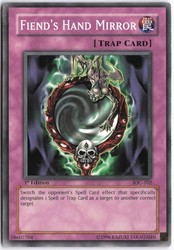 Fiend's Hand Mirror IOC-102 1st Edition Invasion of Chaos Yu-Gi-Oh Common