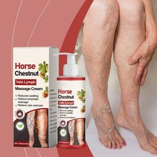 Horse Chestnut Varicose Veins Lymph Massage Cream 100g E us Eliminate - R2T4