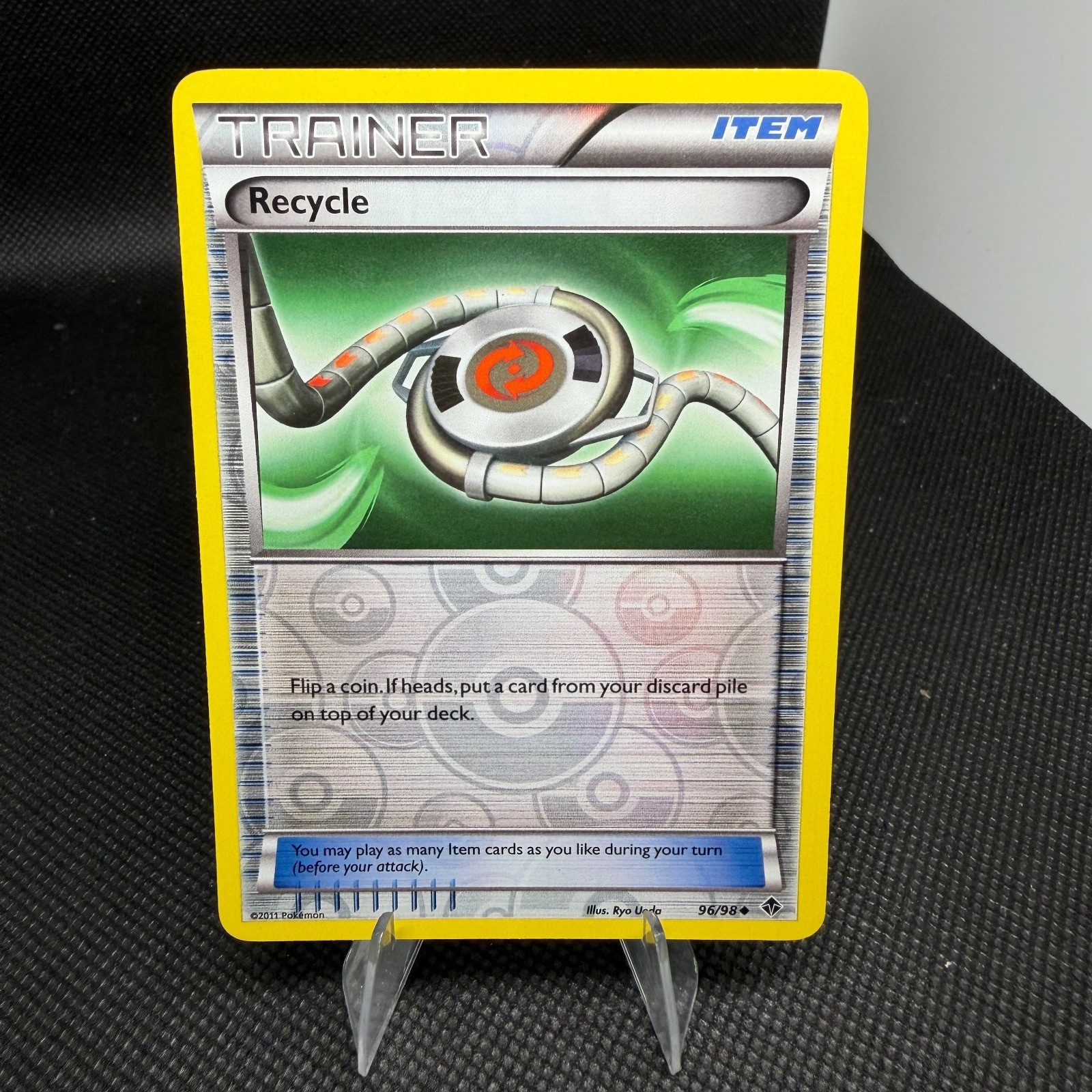 Recycle 96/98 Uncommon Emerging Powers Pokemon Reverse Holo Near Mint