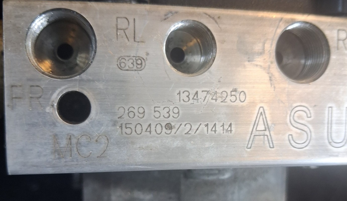 0265956292 Aggregato ABS OPEL MERIVA (S10) 1.6 CDTI (100Kw) S&S Mnv