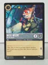 Nick Wilde - Sly Fox Sleuth - LORCANA - Whispers in the Well #178 - singles