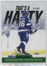 2024-25 Upper Deck Credentials That's a Hatty Green 47/49 Nikita Kucherov 1t2q