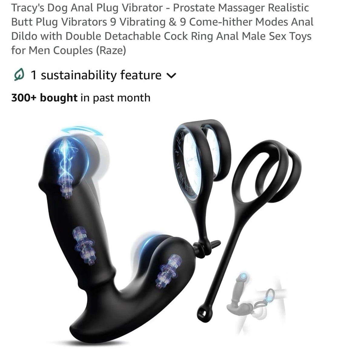 vibrating prostate butt plug Powerful Vibrating Prostate Massager! Teleportation by Blush — BTB Shop main image 0