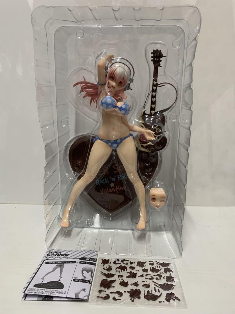 Super Sonico Rock 'n' Roll Valentine Ver. 1/6 Figure WING | eBay