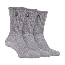 Image of 3 Pack Mens Vintage Cotton Cushioned Socks for Hiking Boots