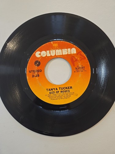 Tanya Tucker 45 Spring / Bed Of Roses 3-10127 1974 - Picture 3 of 4