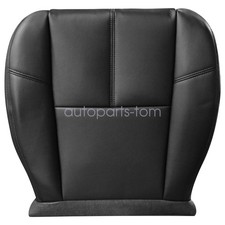 Fits 2007-2013 Gmc Sierra 1500 2500 3500 Driver Bottom Leather Seat Cover Black