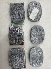 NFR 90,91,92,93,94,95,96 NATIONAL FINALS RODEO HESSTON COLLECTOR BELT BUCKLE