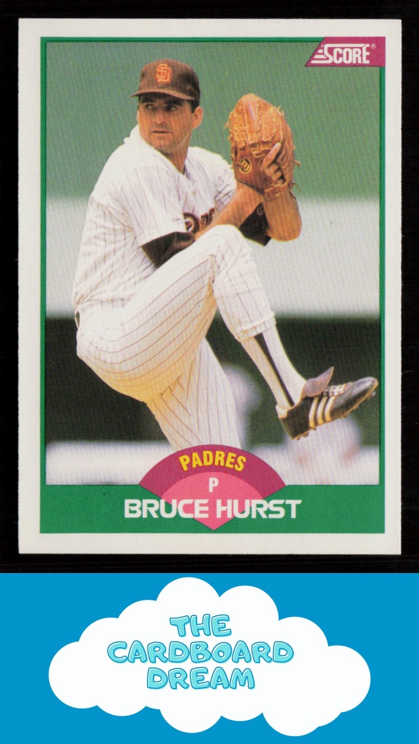 Bruce Hurst 1989 Score Rookie & Traded #19T San Diego Padres Baseball Card